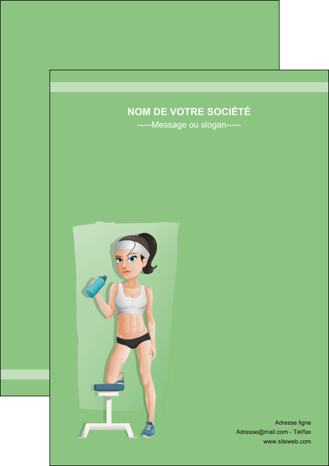 imprimer flyers sport sport sportive salle de sport MLIGLU45221