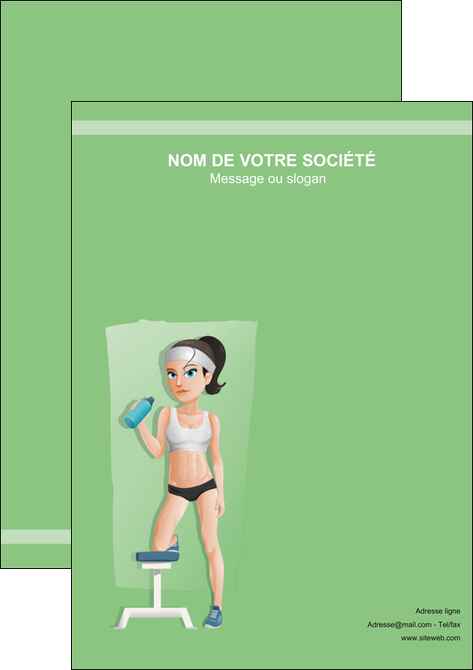 creer modele en ligne flyers sport sport sportive salle de sport MLIGLU45223