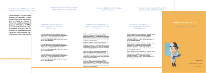 personnaliser modele de depliant 4 volets  8 pages  materiel de sante medecin medecine sante MLIGLU45291