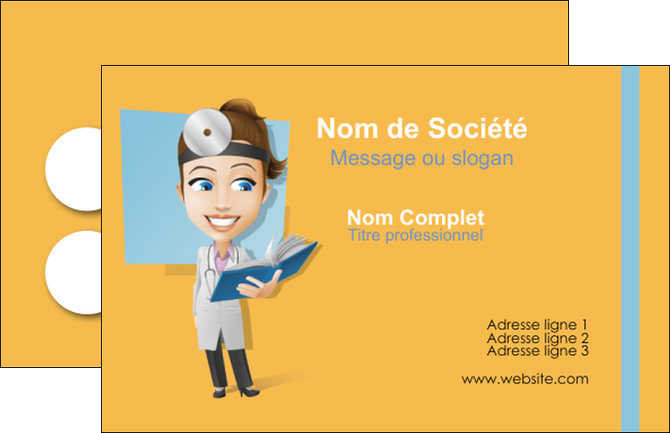 imprimer carte de visite materiel de sante medecin medecine sante MLIGLU45323