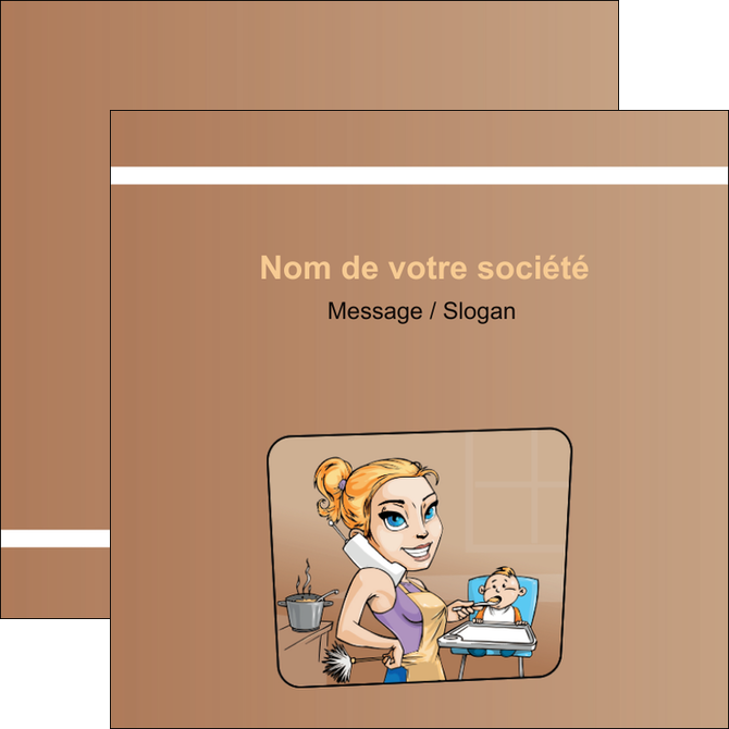 realiser flyers menagere femme femme au foyer MFLUOO45379