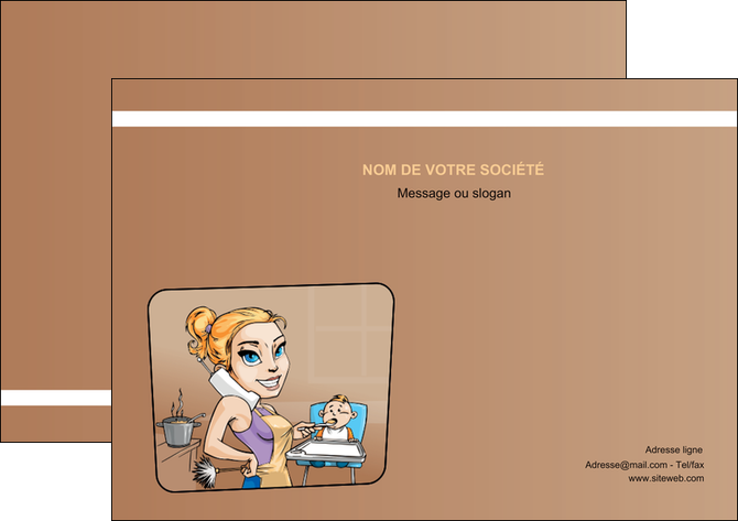 modele en ligne affiche menagere femme femme au foyer MFLUOO45389
