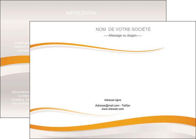 maquette en ligne a personnaliser flyers standard design abstrait MFLUOO45649