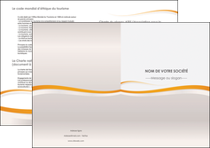 personnaliser modele de depliant 2 volets  4 pages  standard design abstrait MFLUOO45655