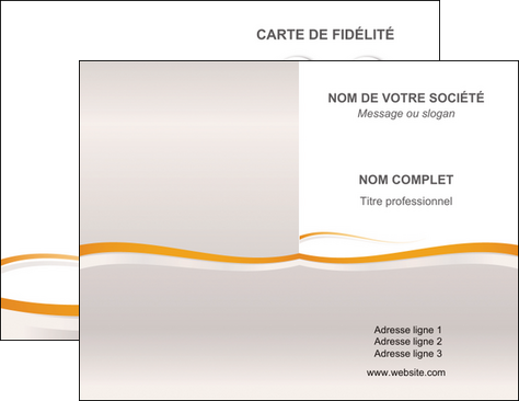 personnaliser modele de carte de visite standard design abstrait MFLUOO45659