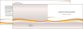 faire modele a imprimer depliant 2 volets  4 pages  standard design abstrait MFLUOO45669
