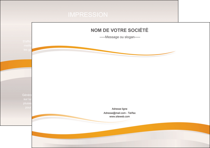 faire flyers standard design abstrait MFLUOO45671