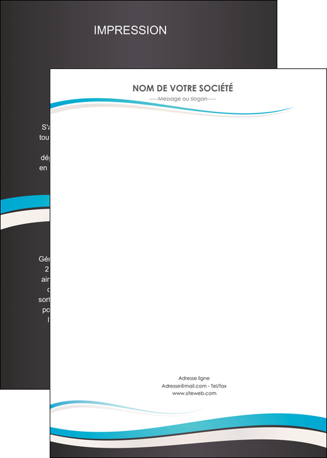 maquette en ligne a personnaliser affiche standard design abstrait MFLUOO45701