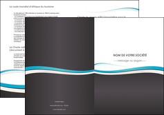 personnaliser modele de depliant 2 volets  4 pages  standard design abstrait MLIGBE45711