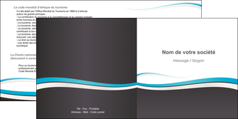 maquette en ligne a personnaliser depliant 2 volets  4 pages  standard design abstrait MLIGBE45713