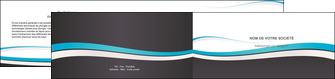 exemple depliant 2 volets  4 pages  standard design abstrait MLIGBE45723