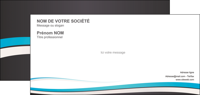 impression carte de correspondance standard design abstrait MFLUOO45729