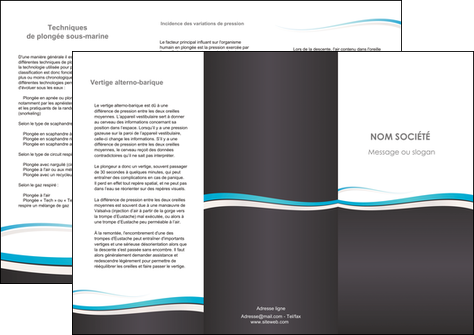 maquette en ligne a personnaliser depliant 3 volets  6 pages  standard design abstrait MFLUOO45739