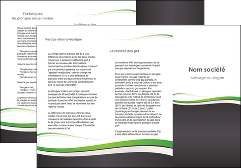 imprimer depliant 3 volets  6 pages  standard design abstrait MFLUOO45741