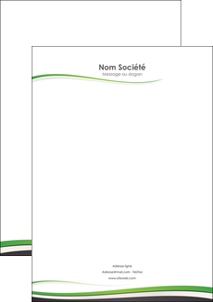impression tete de lettre standard design abstrait MIF45763