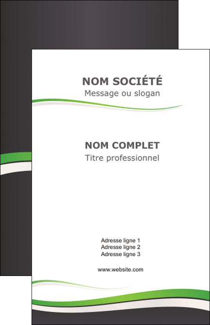 modele en ligne carte de visite standard design abstrait MFLUOO45765