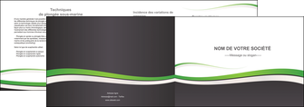 maquette en ligne a personnaliser depliant 2 volets  4 pages  standard design abstrait MIF45771