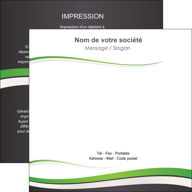 personnaliser maquette flyers standard design abstrait MFLUOO45783