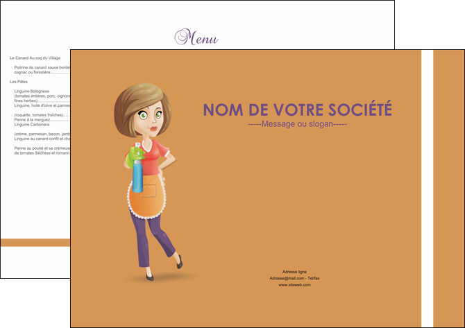 faire set de table menagere femme femme au foyer MFLUOO45803