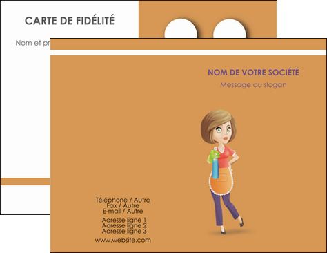imprimerie carte de visite menagere femme femme au foyer MFLUOO45819