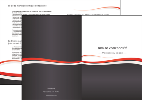 cree depliant 2 volets  4 pages  texture contexture structure MFLUOO45843