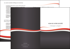 cree depliant 2 volets  4 pages  texture contexture structure MLIGLU45843
