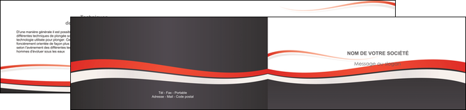 realiser depliant 2 volets  4 pages  texture contexture structure MFLUOO45855