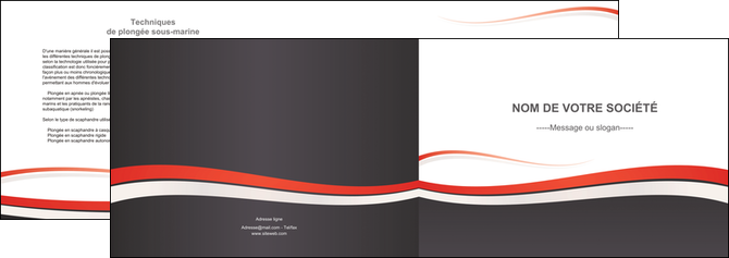 creation graphique en ligne depliant 2 volets  4 pages  texture contexture structure MFLUOO45857