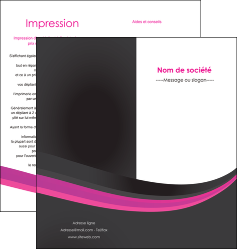 imprimer depliant 2 volets  4 pages  standard texture structure MFLUOO45873