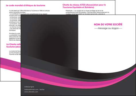 modele en ligne depliant 2 volets  4 pages  standard texture structure MFLUOO45885