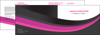 modele en ligne depliant 2 volets  4 pages  standard texture structure MLIGCH45901
