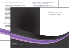 creation graphique en ligne depliant 2 volets  4 pages  standard texture abstrait MLIGCH46007