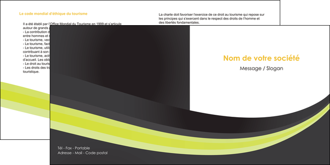 modele depliant 2 volets  4 pages  standard texture abstrait MLGI46057