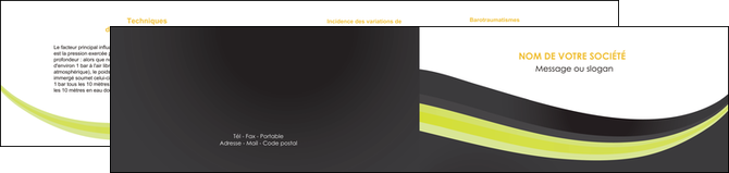 creer modele en ligne depliant 2 volets  4 pages  standard texture abstrait MLGI46067