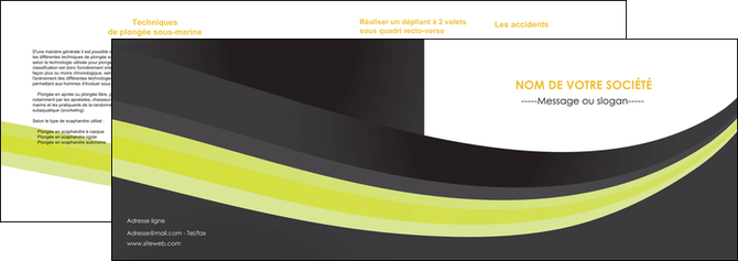 personnaliser modele de depliant 2 volets  4 pages  standard texture abstrait MLGI46069