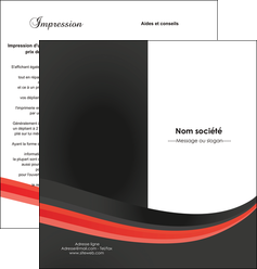 creation graphique en ligne depliant 2 volets  4 pages  standard texture abstrait MLIG46169