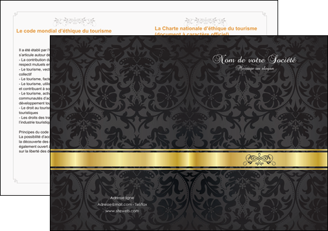 faire modele a imprimer depliant 2 volets  4 pages  standard texture abstrait MFLUOO46417