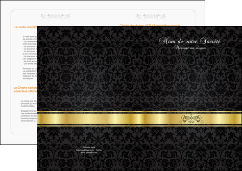 imprimer depliant 2 volets  4 pages  standard texture abstrait MLGI46421