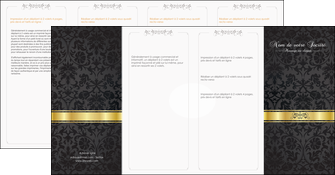 imprimerie depliant 4 volets  8 pages  standard texture abstrait MIF46451