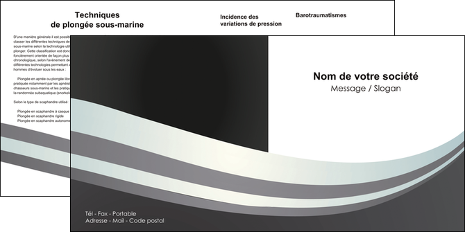 modele en ligne depliant 2 volets  4 pages  standard texture abstrait MFLUOO46475