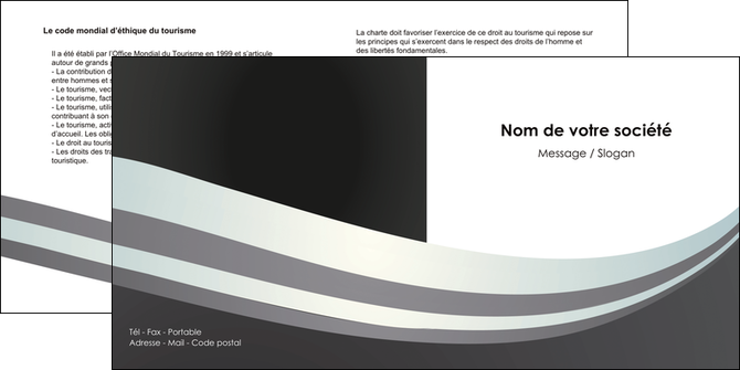 faire depliant 2 volets  4 pages  standard texture abstrait MFLUOO46485