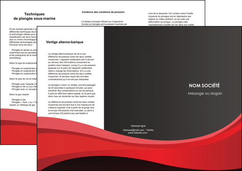 faire depliant 3 volets  6 pages  standard texture contexture MFLUOO46557