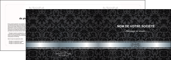 impression depliant 2 volets  4 pages  standard texture abstrait MIDLU46681