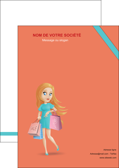 imprimerie affiche vetements et accessoires shopping magasin fille MIDBE46699
