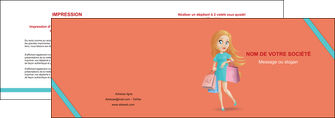imprimerie depliant 2 volets  4 pages  vetements et accessoires shopping magasin fille MIDBE46723