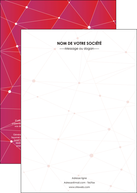 personnaliser modele de flyers standard abstrait fond MLIGLU46757