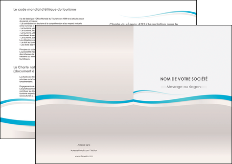 creation graphique en ligne depliant 2 volets  4 pages  standard texture contexture MLIGLU46809
