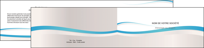 imprimerie depliant 2 volets  4 pages  standard texture contexture MLIGLU46821