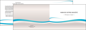 exemple depliant 2 volets  4 pages  standard texture contexture MLIGLU46823