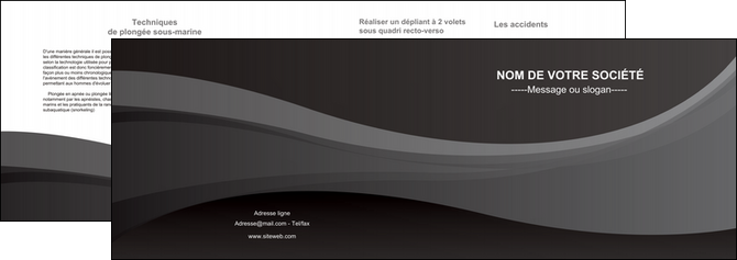 impression depliant 2 volets  4 pages  texture contexture structure MLGI46947